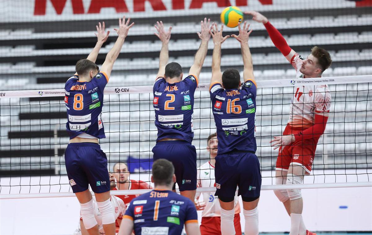 Dinamo Bukareša : ACH Volley | Odbojkarje ACH Volley Ljubljana v četrtek čaka zahtevno povratno kvalifikacijsko srečanje za nastop v skupinskem delu lige prvakov. | Foto CEV