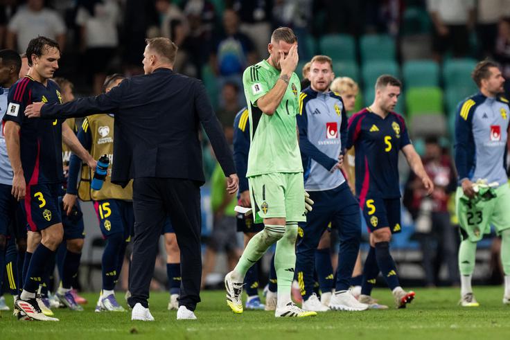 Robin Olsen po srečanju v Stožicah ni skrival razočaranja. | Foto: Guliverimage