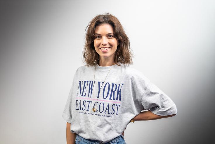 "Tam je delo, delo, delo. Tukaj pa še vedno imamo vrednote, ki so mi zelo dragocene, sploh zdaj, ko imam otroke," pove o razliki med življenjem v New Yorku in v Sloveniji. | Foto: Gaja Hanuna