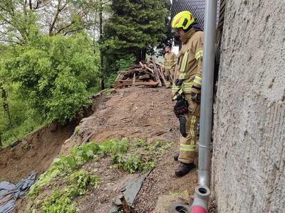 Velenjska občina sanirala tri plazove in lokalno cesto v Šentilju