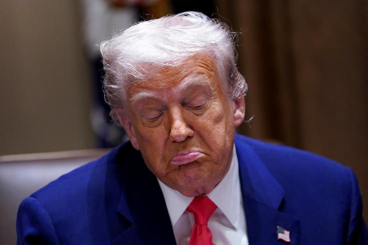 Donald Trump pravi, da se v drugem mandatu zelo zabava.  | Foto: Reuters