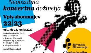 Slovenska filharmonija odpira vrata v novo koncertno sezono 2022/2023