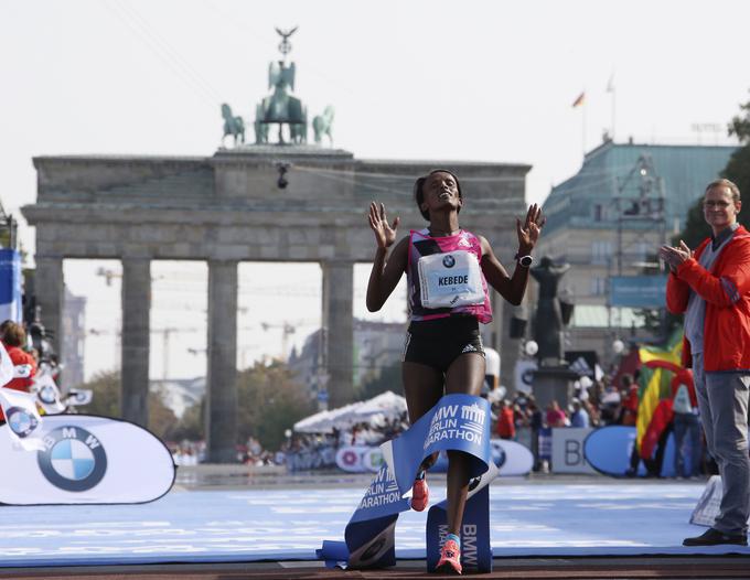 Aberu Kebede je v Berlinu zmagala že tretjič. | Foto: Reuters
