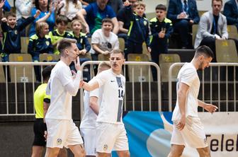 Slovenski futsalisti za konec uspešnih kvalifikacij remizirali