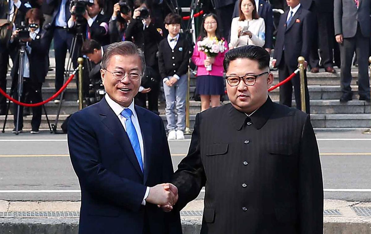 Kim Jong-un, Moon Jae-in | Foto Getty Images