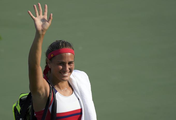 Monica Puig je po najboljši slovenski teniški igralki izločila tudi četrto igralko sveta. | Foto: Reuters