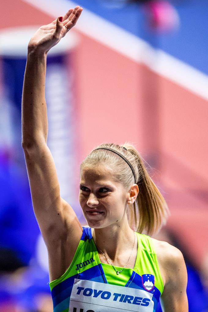 "Vesela sem, da je zveza dala poudarek tudi štafetam in da lahko poleti pričakujemo še več," je povedala slovenska rekorderka na 400 m Anita Horvat, ki je tekla v zadnji predaji. | Foto: Sportida