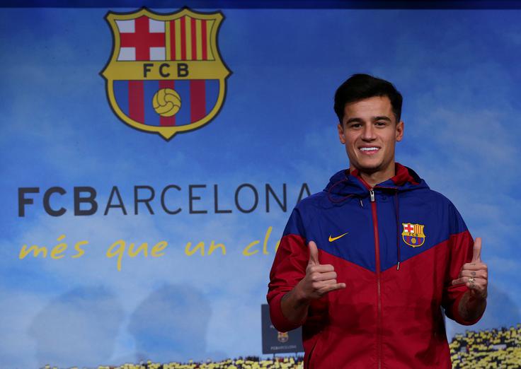 Philippe Coutinho je januarja letos postal najdražji nakup v zgodovini Barcelone. | Foto: Reuters