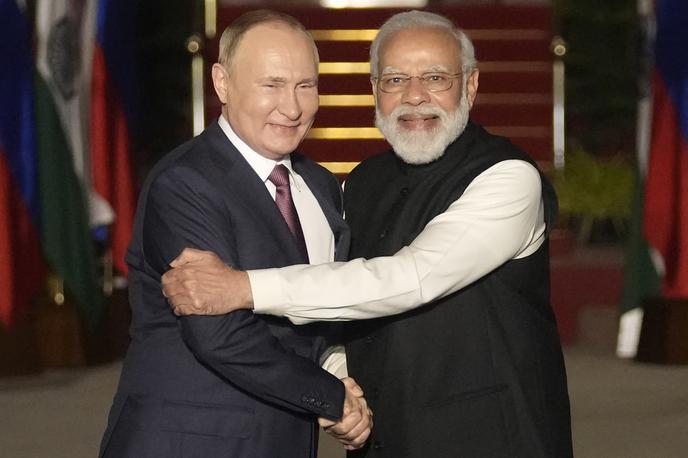 Narendra Modi | Današnji obisk je prvi Modijev obisk v Rusiji po začetku vojne v Ukrajini.  | Foto Guliverimage