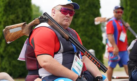 Slovenski strelci v trapu odprli sezono, najboljši med njimi pa Boštjan Maček