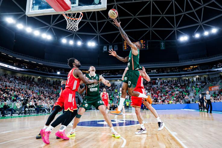 ABA: Cedevita Olimpija - Crvena zvezda | Foto: Aleš Fevžer