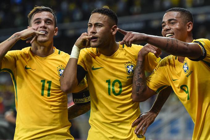 Brazilci so vedno bližje uvrstitvi na SP 2018, ki bo potekalo v Rusiji. | Foto: Guliverimage/Getty Images