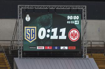 Začel se je boj za nemško pokalno krono, Eintracht Frankfurt kar enajstkrat v polno
