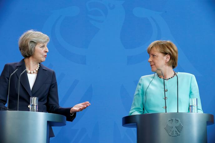 Theresa May in Angela Merkel | Foto Reuters