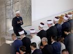 Osrednja bajramska slovesnost v Ljubljani, ki jo je vodil mufti Nevzet Porić.