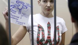 Ukrajinska pilotka v ruskem zaporu