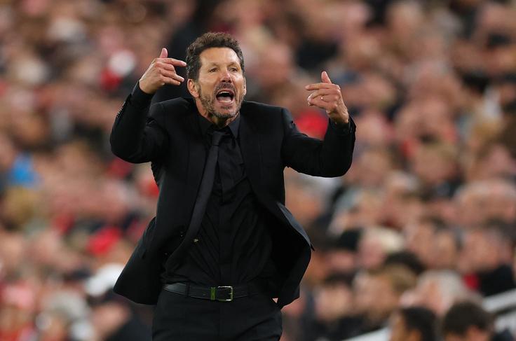 Diego Simeone ne odstopa od svoje filozofije. | Foto: Reuters