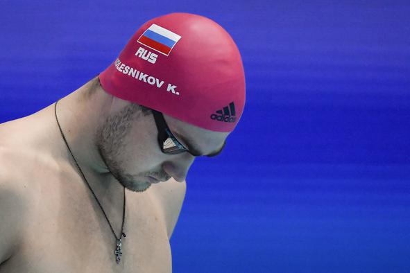 Kolesnikov dosegel svetovni rekord na 50 m hrbtno