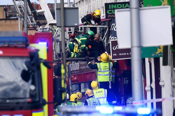 london, avtobus, nesreča | Foto Reuters