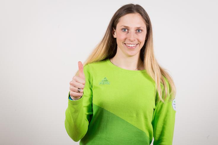 Ana Bucik je članica osmerice, ki se je v tej zimi že zavihtela na stopničke svetovnega pokala v olimpijski disciplini. | Foto: Sportida