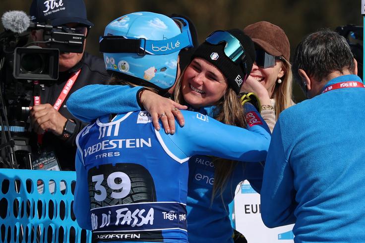  Laura Pirovano se je razveselila prve zmage v karieri. | Foto: Guliverimage