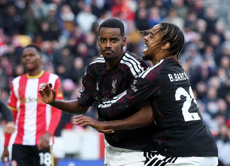 Liverpool je Brentfordu prizadejal prvi poraz v sezoni. | Foto: Reuters