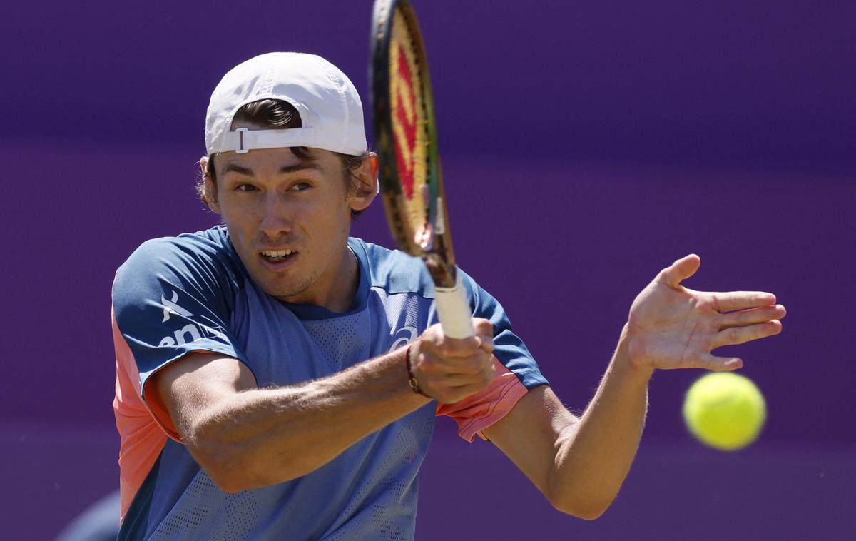 Alex De Minaur | Alex De Minaur je izpadel v četrtfinalu. | Foto Reuters