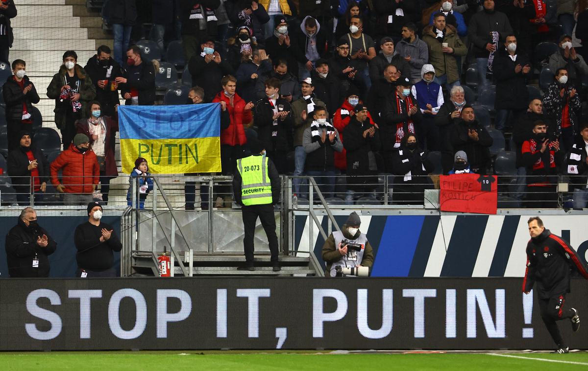 nogomet anti Putin | Ruski napad na Ukrajino močno odmeva tudi v nogometnih krogih.  | Foto Guliverimage