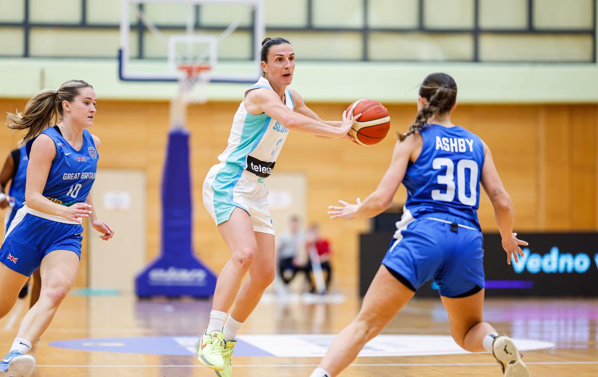 slovenska ženska košarkarska reprezentanca Slovenija : Velika Britanija Teja Oblak | Slovenke se bodo za uvod pomerile z Litvo. | Foto Aleš Fevžer