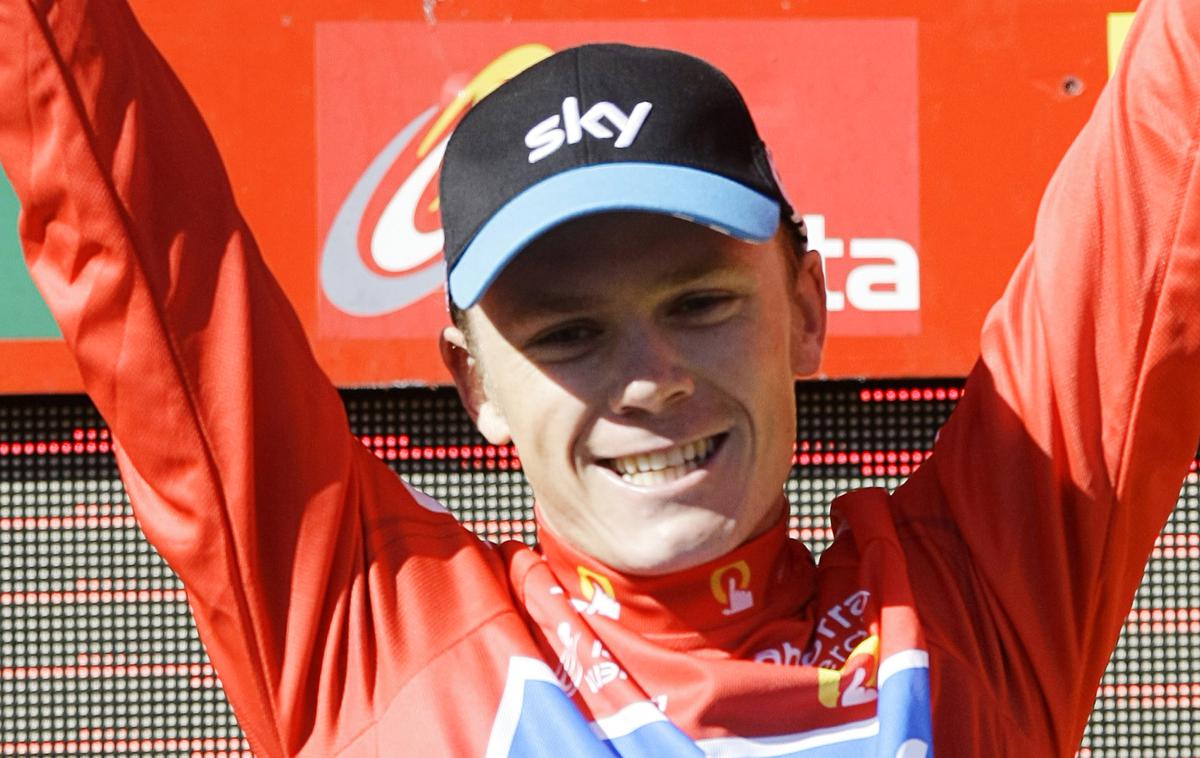 Chris Froome Vuelta 2011 | Štirikratni zmagovalec kolesarske dirke v Franciji Chris Froome je moral spet pod nož. V bolnišnici v St. Etiennu so mu iz kolka odstranili metalno ploščo, iz komolcev pa vijake. | Foto Reuters