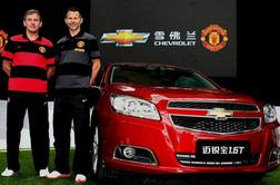 Chevrolet postal uradni avtomobilski partner kluba Manchester United