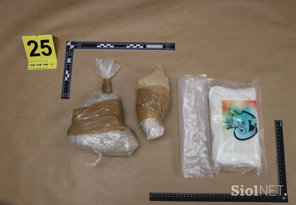 Kriminalistična preiskava na Primorskem, prepovedane droge