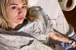 Miley Cyrus pristala v bolnišnici #video