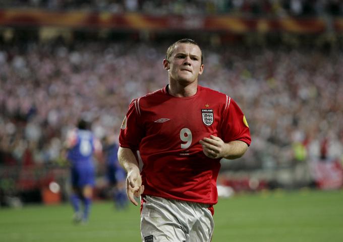 Takrat 18-letni Wayne Rooney je Hrvatom na evropskem prvenstvu na Portugalskem zabil dva gola. | Foto: Reuters