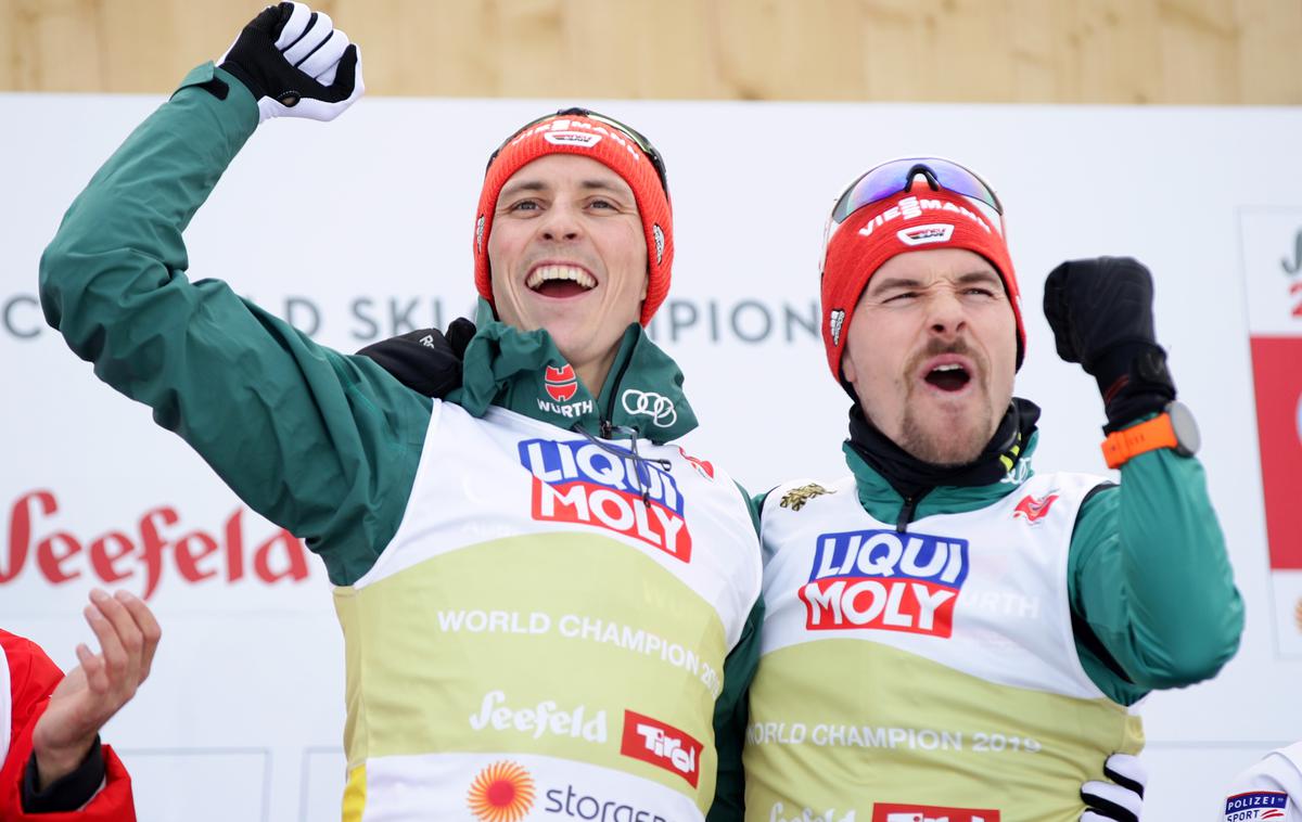 Eric Frenzel, Fabian Riessle | Nemca Eric Frenzel in Fabian Riessle  sta postala svetovna prvaka. | Foto Reuters