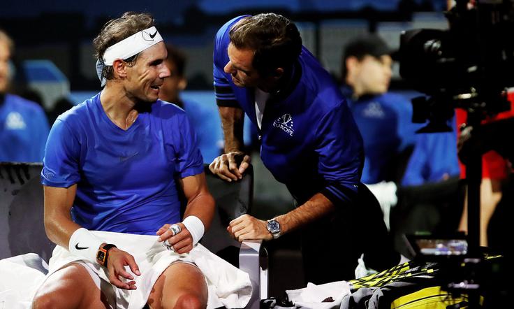 Roger Federer in Rafael Nadal, oba sta že končala letošnjo sezono. Krive so poškodbe. | Foto: Guliverimage/Vladimir Fedorenko