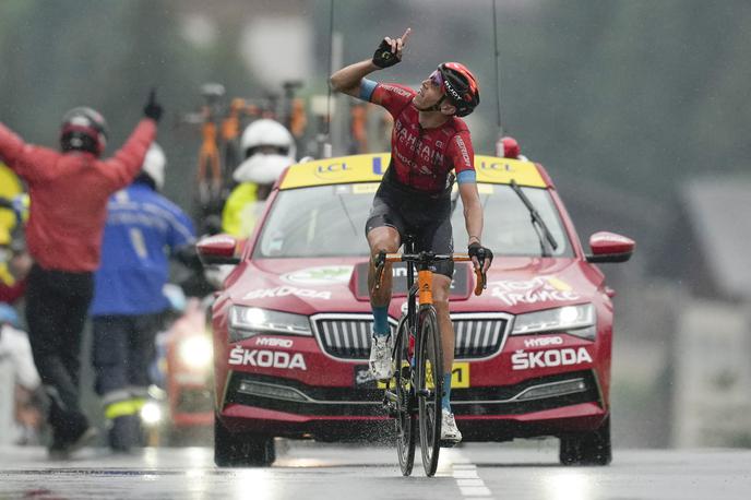 Dylan Teuns | Belgjski kolesar Dylan Teuns je zmago v 8. etapi Dirke po Franciji posvetil pokojnemu dedku. Pokopali so ga le teden dni pred začetkom dirke.  | Foto Guliverimage