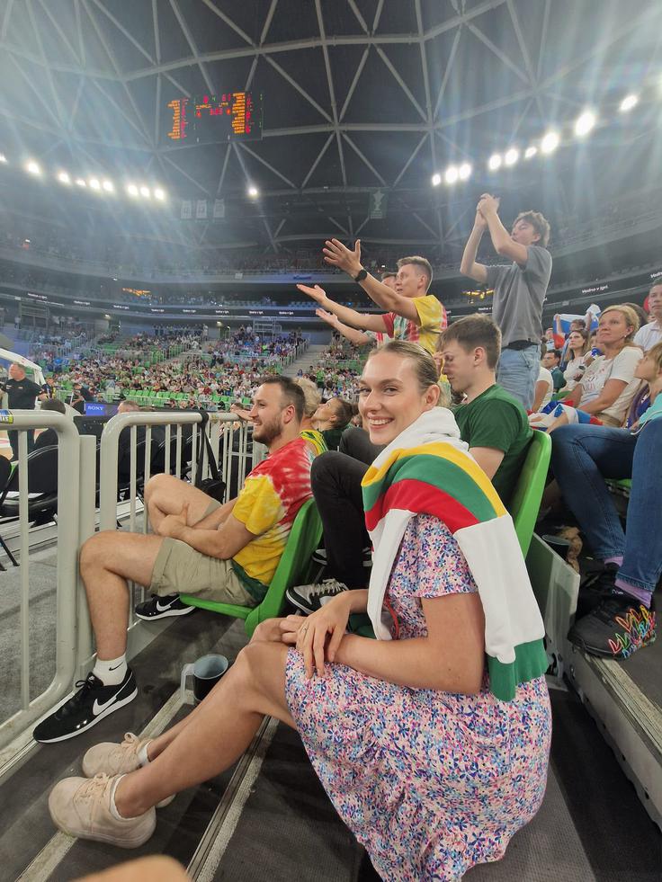 Čeprav živi v Sloveniji, ostaja močno povezana z rodno Litvo. | Foto: Osebni arhiv