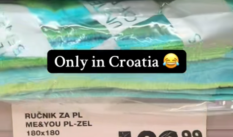 V trgovini na Hrvaškem brisača sto evrov: "To je konec za hrvaški turizem"