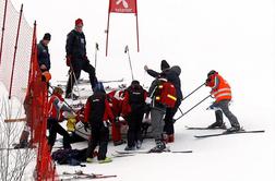 Lanzinger: padec, amputacija, Rogla