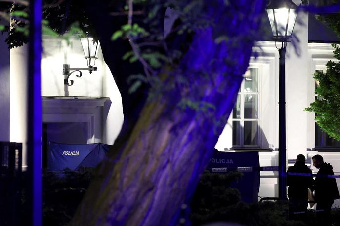 napad s sekiro v Varšavi | Incident se je zgodil ob 18.40. | Foto Reuters