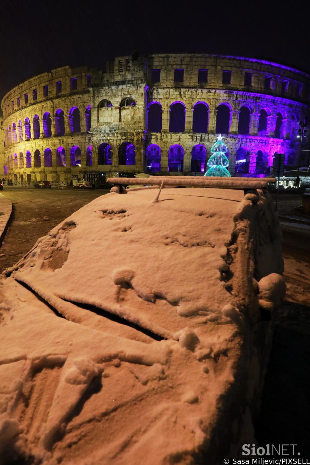 sneg, zima, Hrvaška