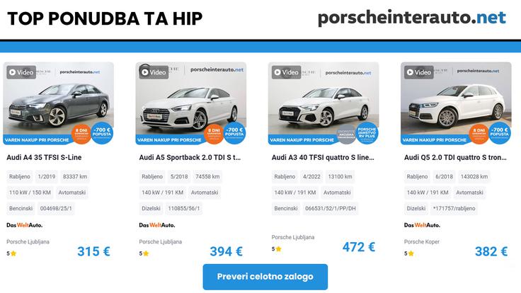 PORSCHE-RABLJENI-AUDI-PONUDBA | Foto: 