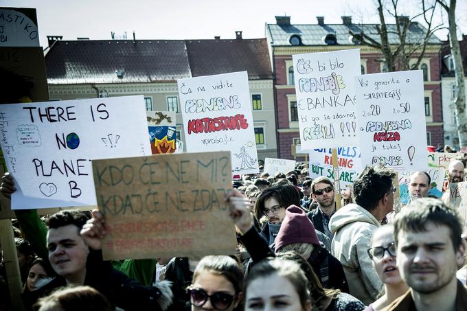 Podnebni štrajk, 15.3.2019 | Foto: Ana Kovač