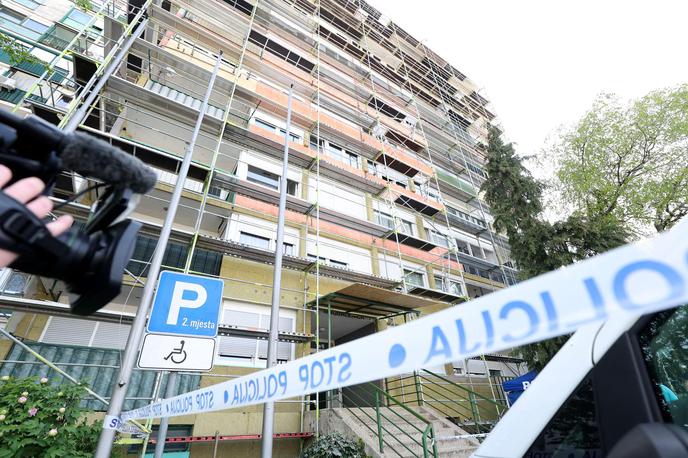 Velika Gorica, reševalci, Hrvaška | Ženska je skočila z zgradbe, v stanovanju pa so našli truplo mladoletne osebe. | Foto Pixsell/Slavko Midzor