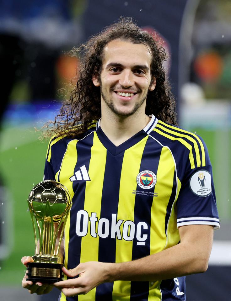 Matteo Guendouzi je dosegel prvi gol za Fenerbahče. | Foto: Reuters