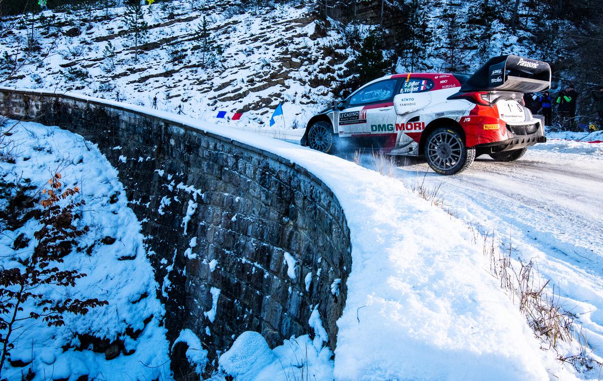 Reli Monte Carlo | Sebastien Ogier (Toyota) letos s sovoznikom Benjaminom Veillasom pelje že proti deveti zmagi na reliju Monte Carlo. | Foto Red Bull