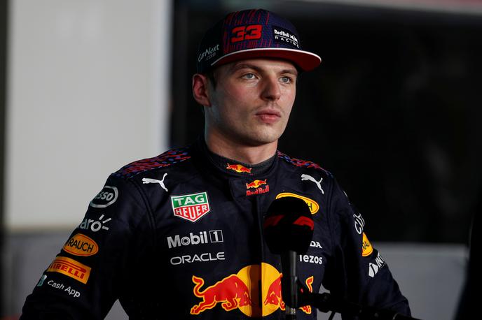 Max Verstappen | Max Verstappen po kvalifikacijah v Katarju. | Foto Reuters