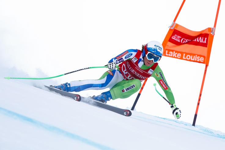 3. 12. 2016, Lake Louise (1. mesto): prvič v rdeči majici vodilne, druga zmaga | Foto: Getty Images