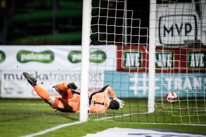 Ažbe Jug je prejel tri gole. | Foto: Blaž Weindorfer/Sportida